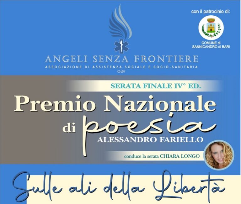 Le premiazioni per il concorso di poesia “Sulle ali della libertà”, dedicato ad Alessandro Fariello