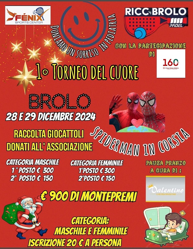 Brolo: il bello del Natale con i bambini che donano ai bambini nel I° Torneo del Cuore”