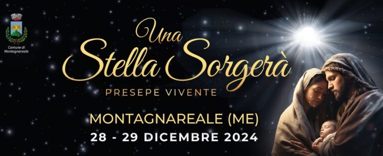 Montagnareale: il 28 e 29 dicembre il presepe vivente “Una Stella Sorgerà”