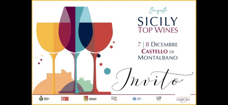 Montalbano Elicona: Il 7 e 8 dicembre saranno premiati i migliori vini siciliani, i “Top Wines”