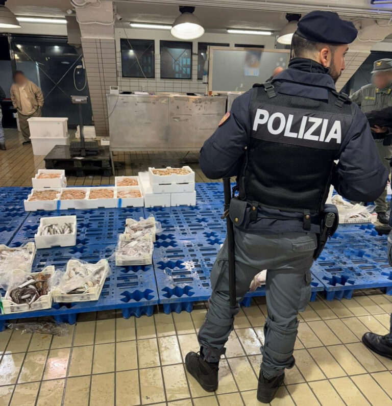 Aci Trezza, controlli al mercato del pesce. Sequestrati 170 kg di prodotti privi di tracciabilità