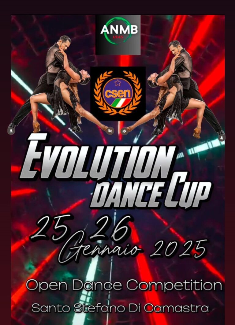 “Evolution Dance Cup”, a Santo Stefano di Camastra il 25-26 gennaio