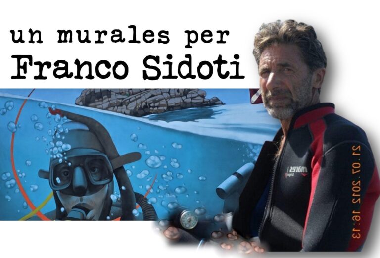 Brolo – Un murales per ricordare Franco Sidoti: custode del mare e della giustizia sociale