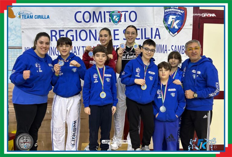 Successi per il Team Cirilla di Sant’Agata Militello alla seconda fase campionato regionale di Kickboxing