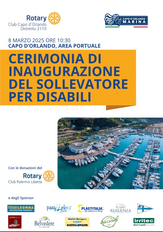 Capo d’Orlando: sarà inaugurato al porto un sollevatore per disabili