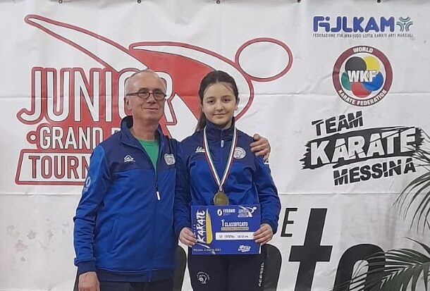 Messina: “Junior Grand Prix Tournament” di karate, brilla Selena Lo Castro