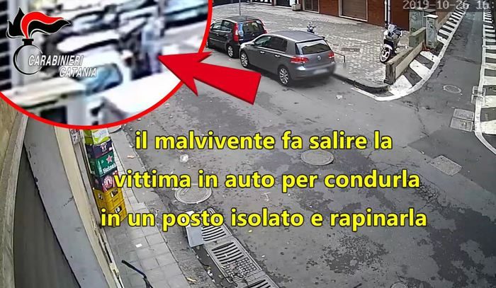 Le immagini della rapina