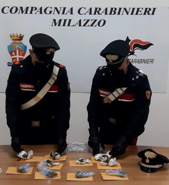 CC Milazzo sequestro droga