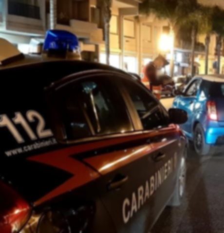 Carabinieri Milazzo controllo con etilometro uno