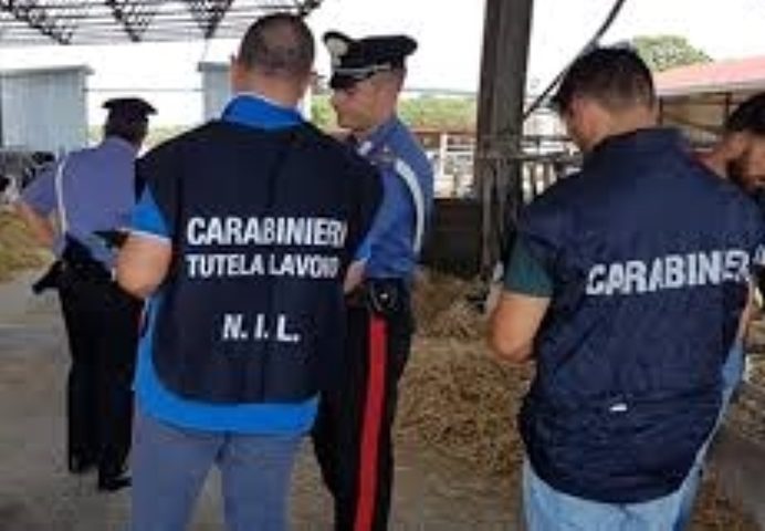 Carabinieri nucleo ispettorato lavoro