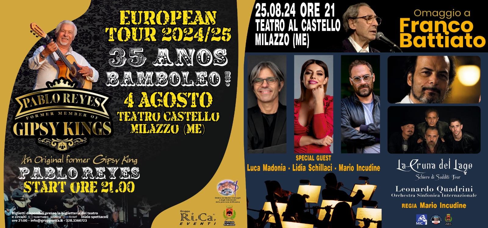 Eventi 4 e 25 agosto