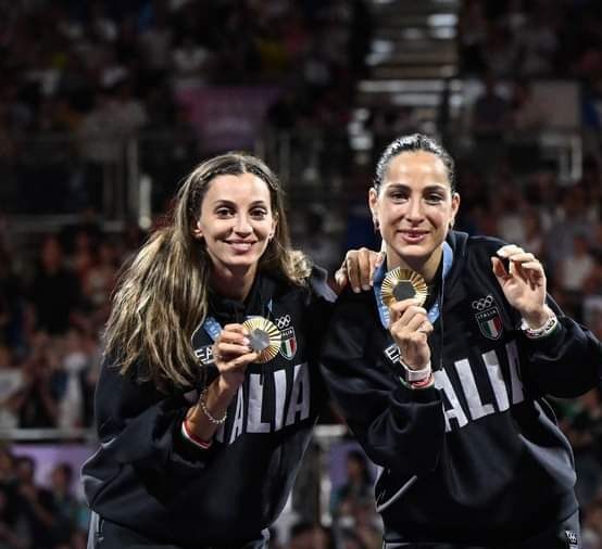 .Paris Games of the XXXIII Olympiad - Fencing
Women's epee
In photo: SANTUCCIO Alberta RIZZI NAVARRIA FIAMINGO
Photo Augusto Bizzi