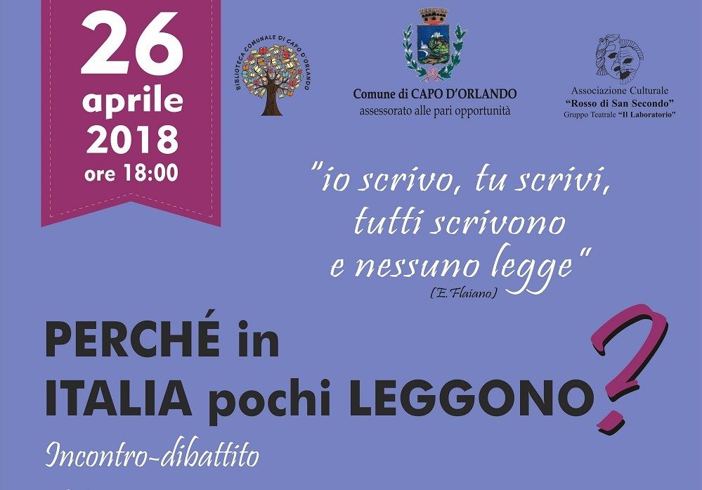 Incontro lettura 26 aprile