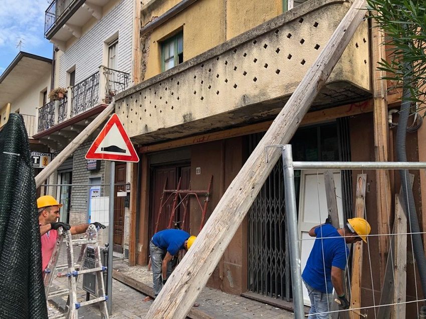 Lavori edificio Corso Vittorio Emanuele