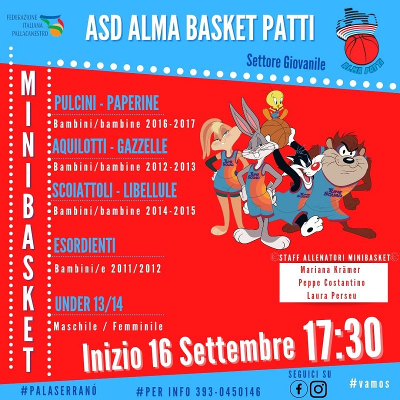 Minibasket Alma Basket Patti