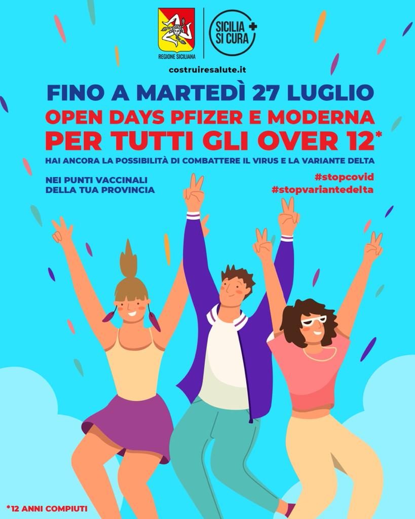 Open Days fino a 27 luglio - grafica