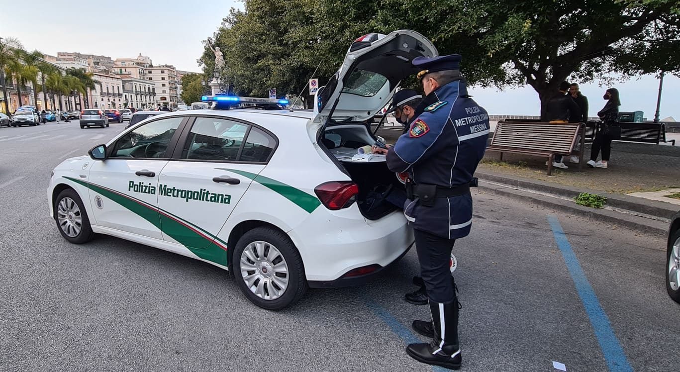 Polizia Metropolitana di Messina, operazione di controllo a Milazzo (1)