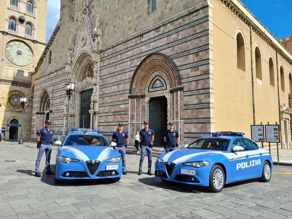 Polizia Stato Messina Alfa Giulia Cattedrale