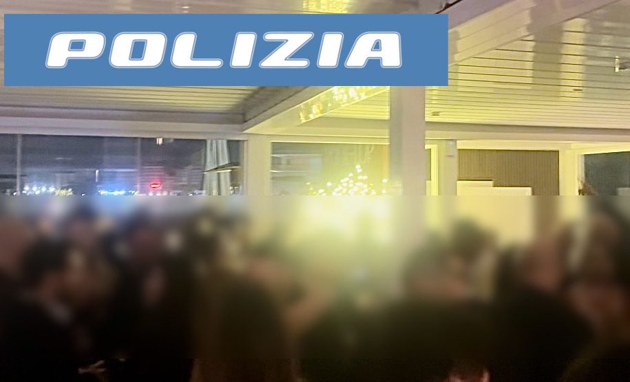 SCOPERTA DALLA POLIZIA UNA DISCOTECA ABUSIVA ALLESTITA NEL ROOF TOP DI UN NOTO HOTEL DI LUSSO DEL LUNGOMARE DI CATANIA