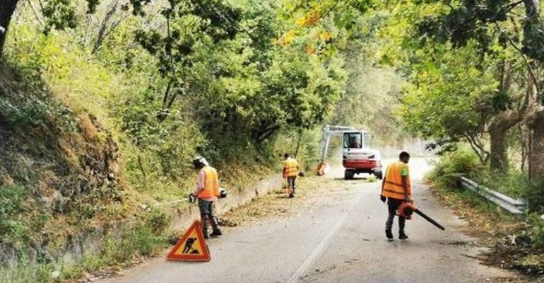 Scerbatura strada provinciale