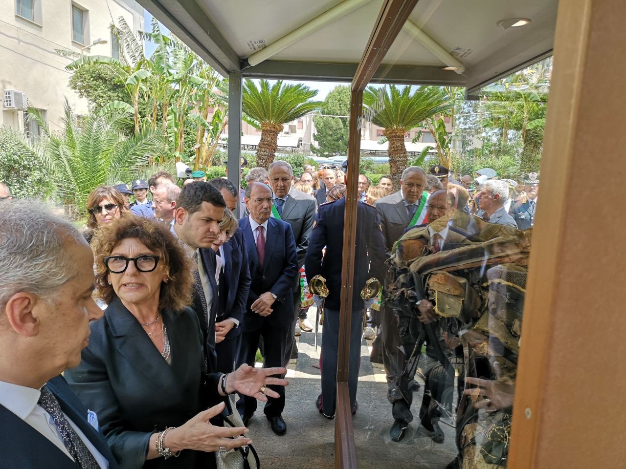 Schifani a commemorazione Falcone_caserma Lungaro