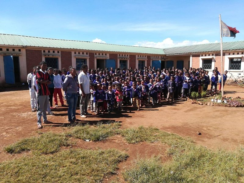 Studenti scuola Madagascar