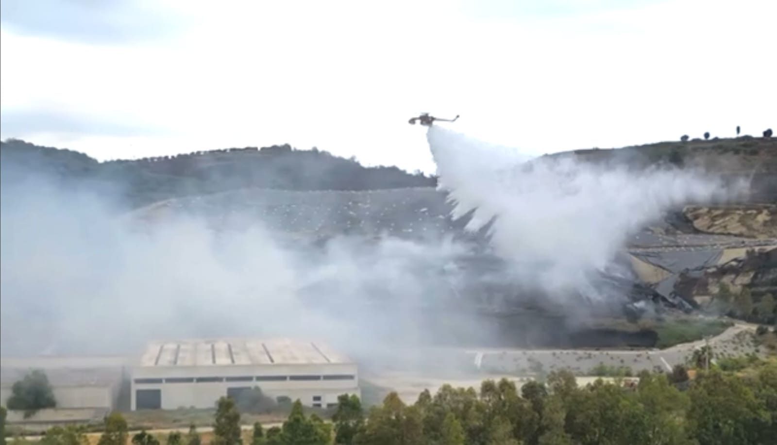 incendio Mazzarà Sant'Andrea