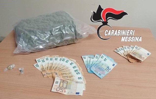 droga sequestrata CC Messina Sud