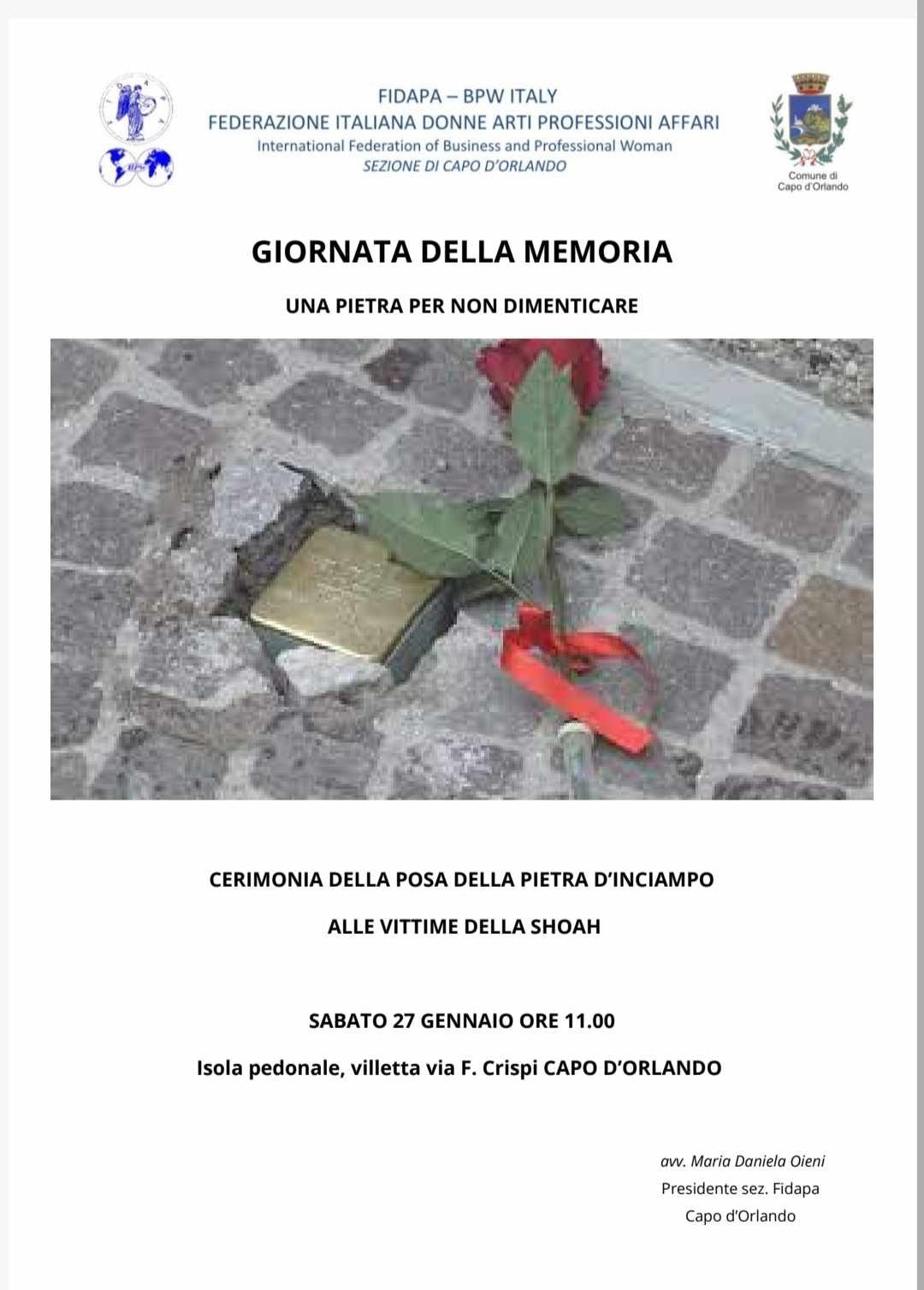 giornata memoria capo d'orlando