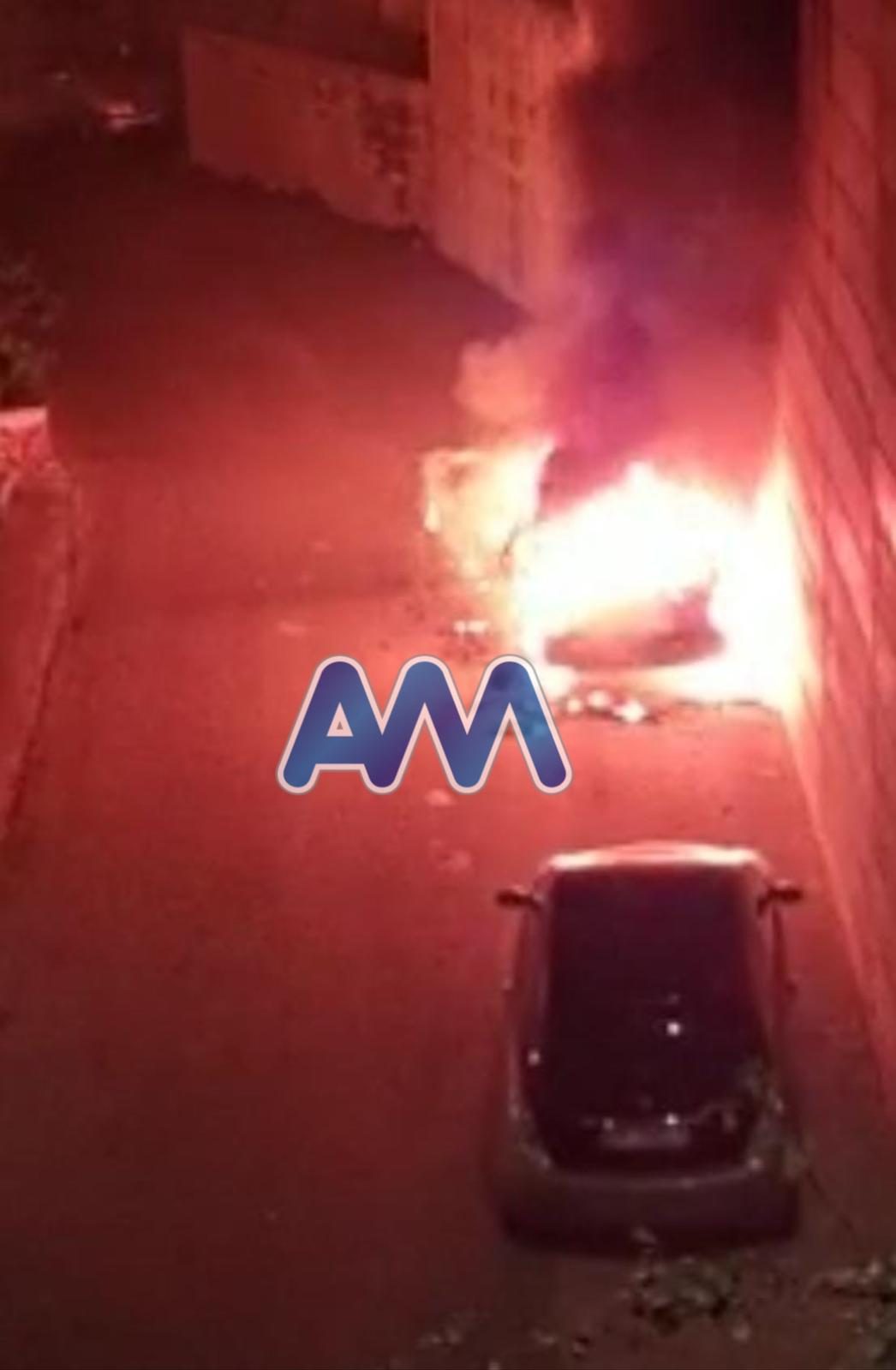 incendio auto santo stefano