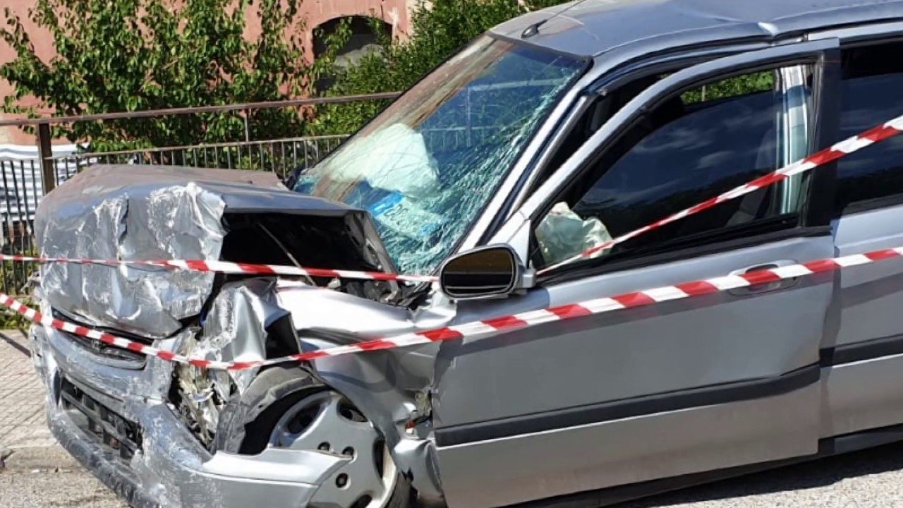 L'auto coinvolta nell'incidente