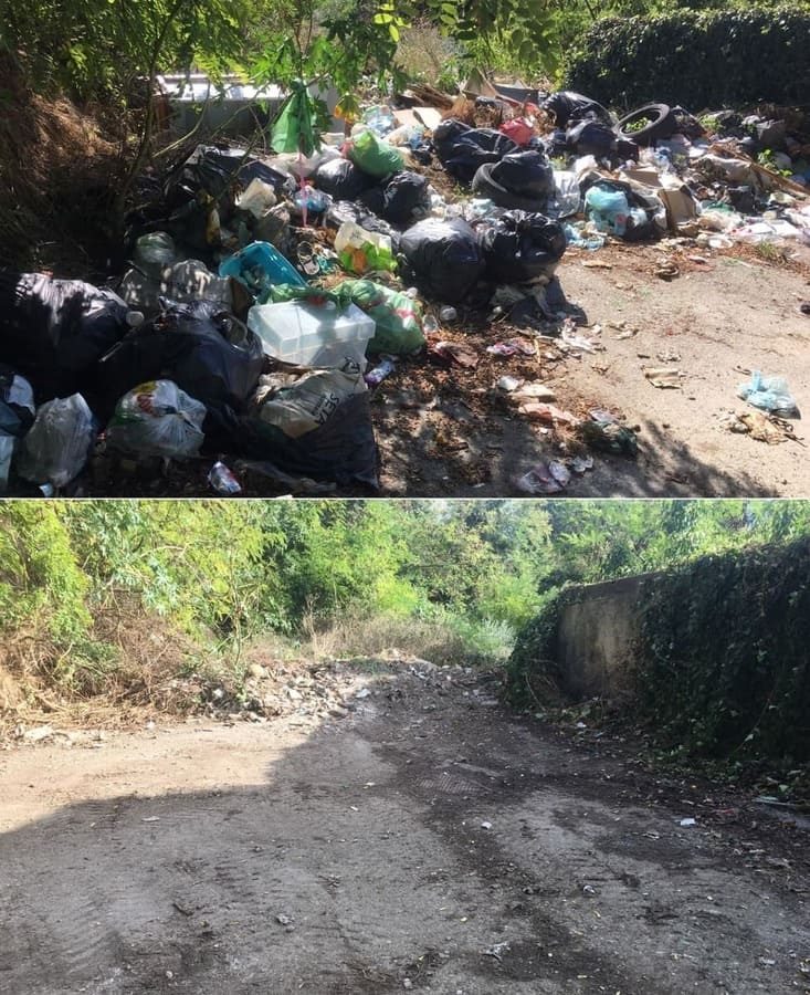 Bonificata la micro-discarica di Masseria