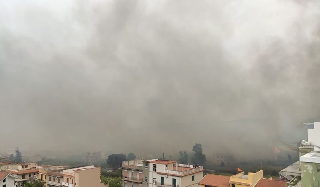 spadafora sotto incendio